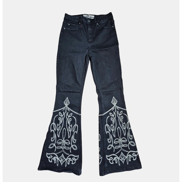 Idyllwind Denim - Idyllwind Saddle Drive High Rise Bootcut Jeans 4Wx32L Embroidered Western Boho